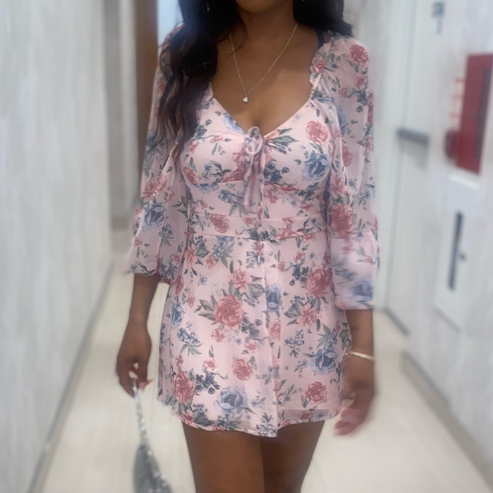Floral High Waisted Romper🌸 - Picture 10 of 10